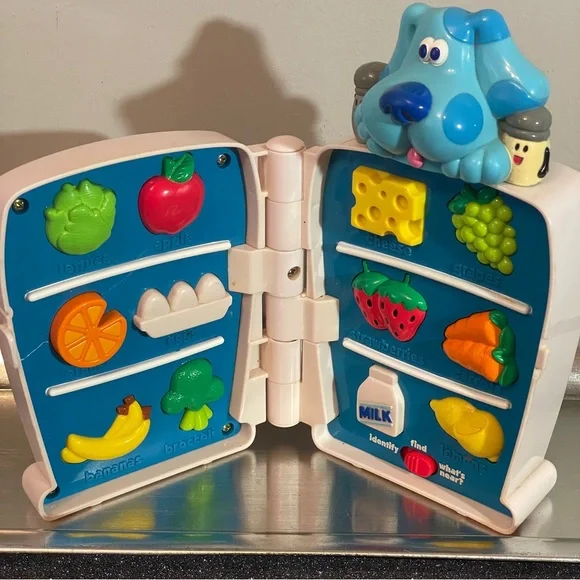 $⬇️ 1999🎄Tyco Blue's Clues Refrigerator
Interactive Talking Game Toy (Steve era) - Picture 7 of 9